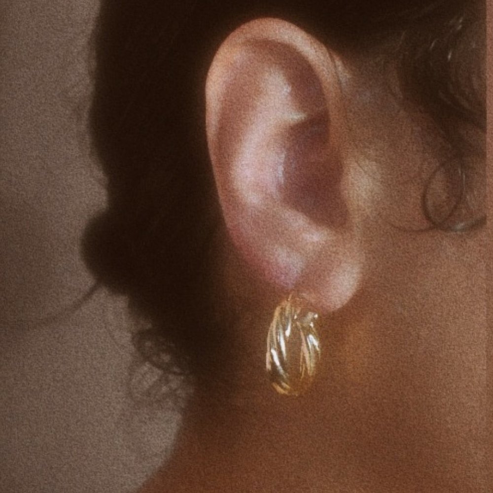 *SOLD OUT* Twisted Hoop Earring